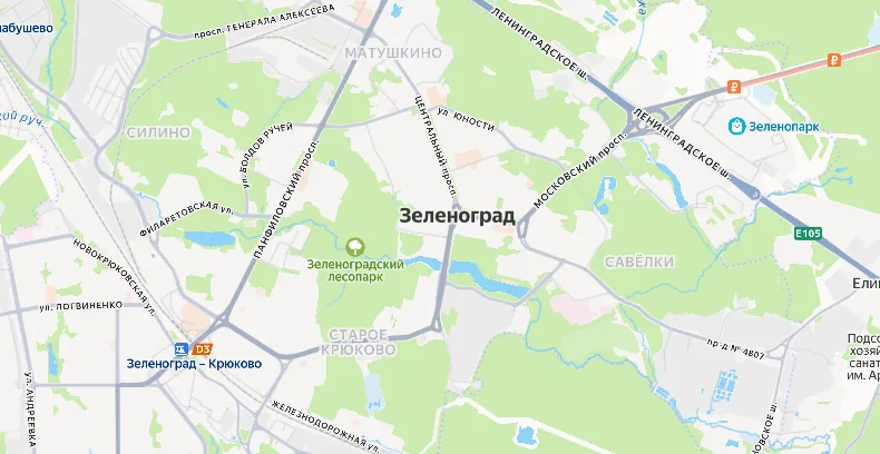 Схема расположения офиса Group-S в Зеленограде